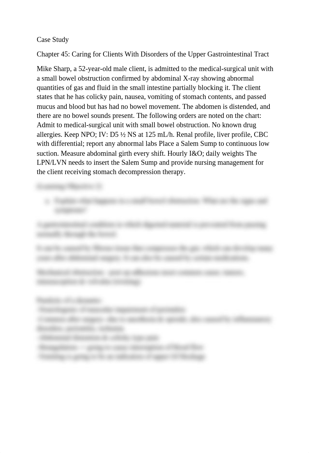 Chapter 45 Caring for Clients With Disorders of the Upper Gastrointestinal Tract.docx_dmqtcxukp17_page1