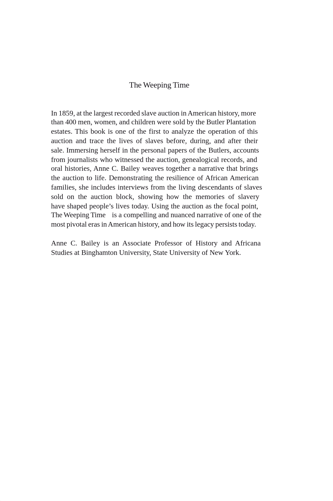 The Weeping Time Memory and the Largest Slave Auction in American History (Anne C. Bailey) (z-lib.or_dmqzi4dgdo4_page3