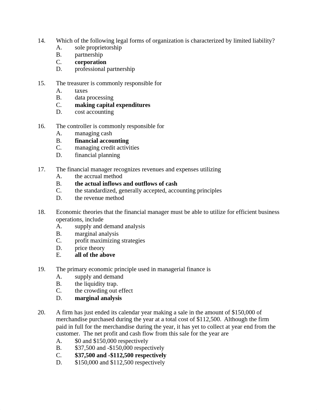 Finance 330 Review Questions ANSWERS.docx_dmrgr8v7lg6_page4