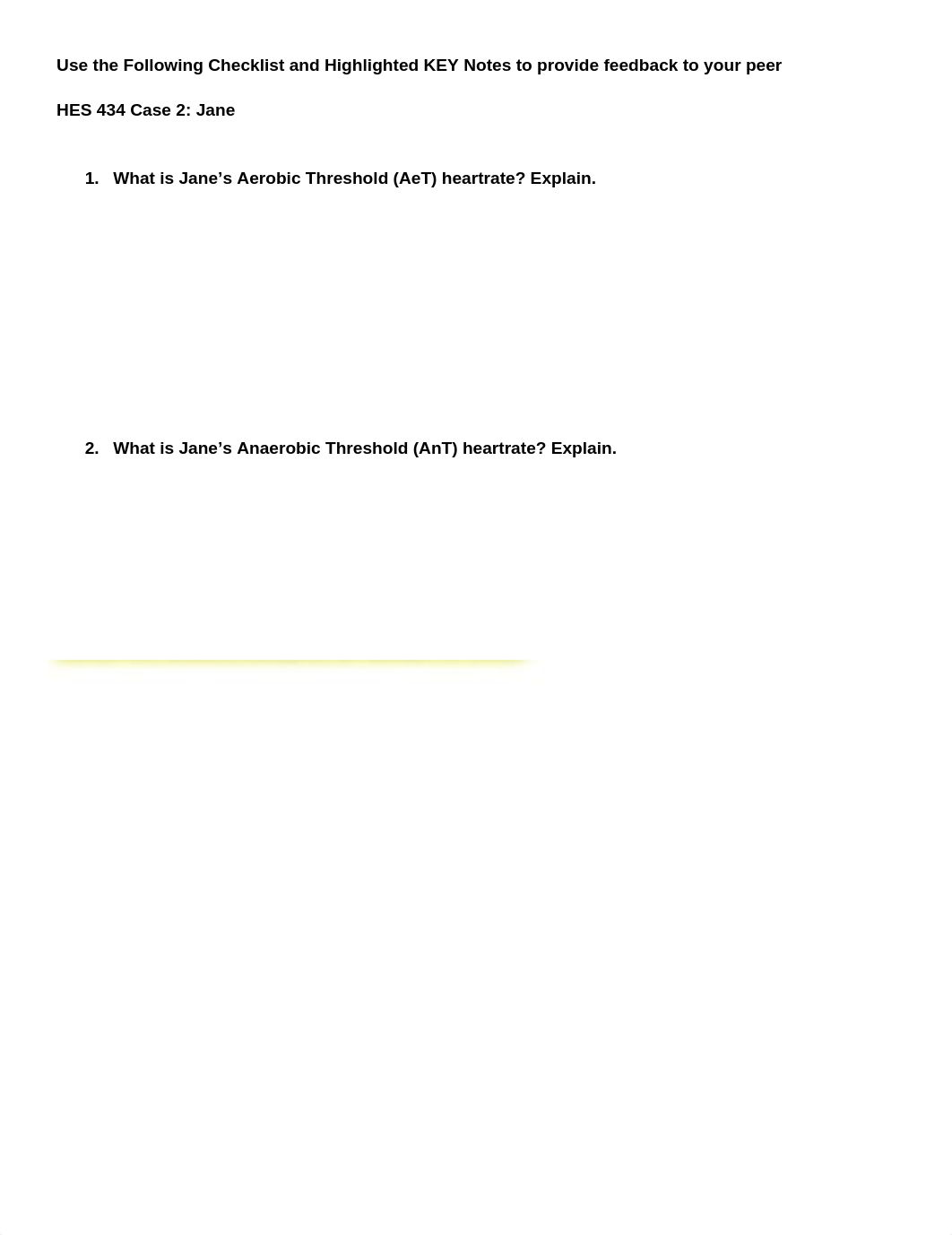 KEY - Checklist - HES 434 Exercise Prescription Case 2 - Spring 2021.docx_dmrh51ve0gn_page1