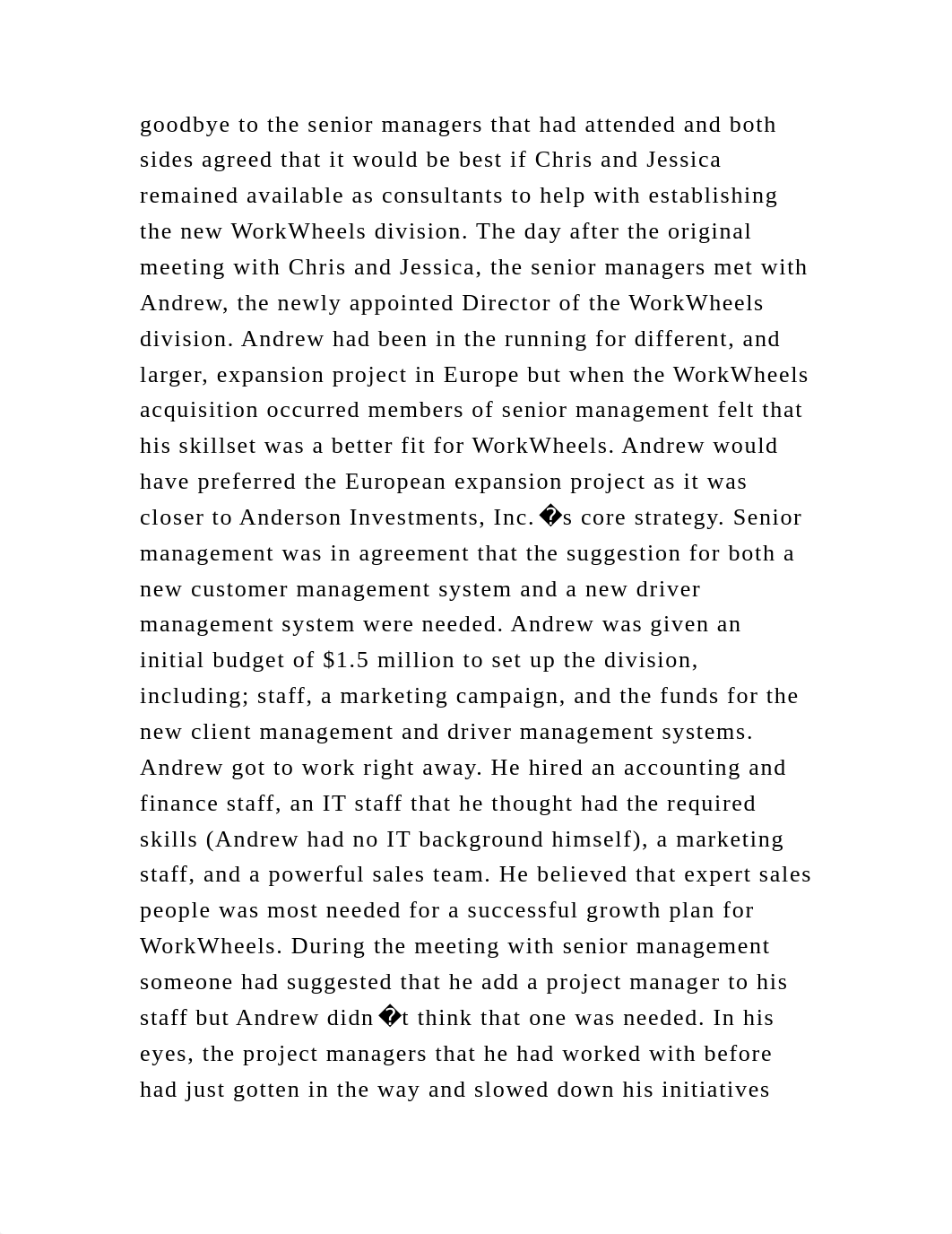 WorkWheels is a small startup company based in Pasadena, CA; it was .docx_dmrk6imiygs_page4