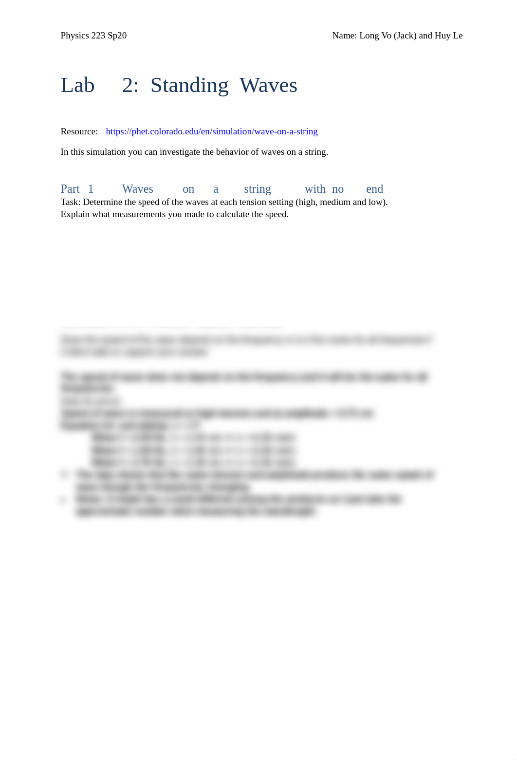 Long Vo PHYS223 Lab 2 Standing Waves Lab.pdf_dms9cndrak3_page1