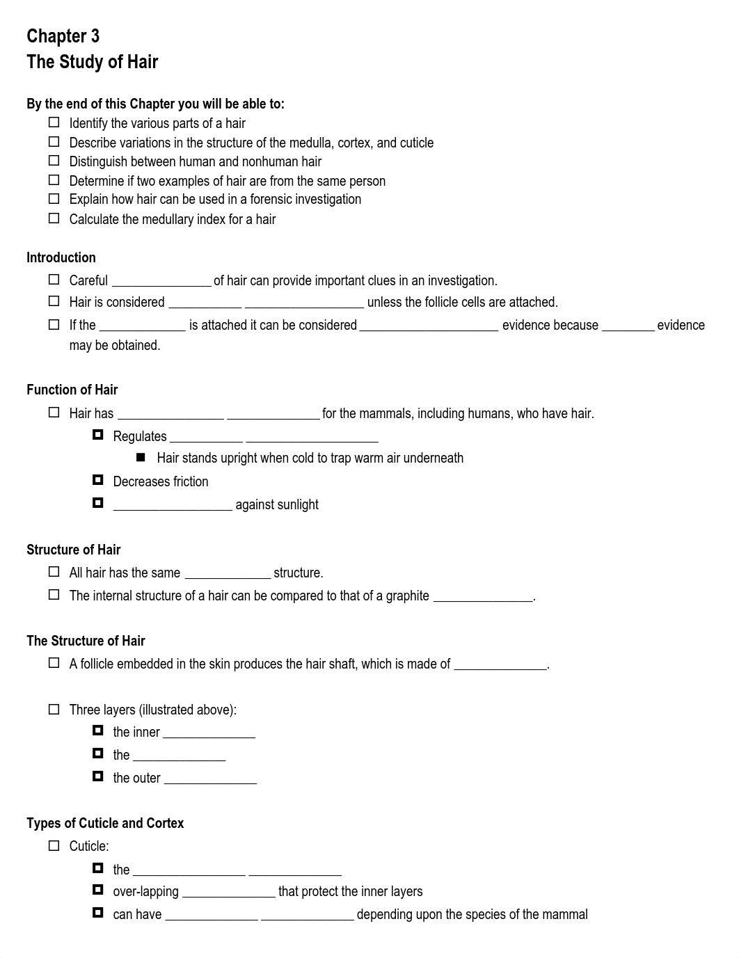 Ch. 3 Study of Hair NOTES Outline.pdf_dmsj4txr8z0_page1