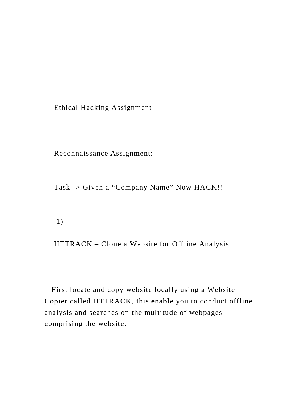 Ethical Hacking Assignment       Reconnaissance A.docx_dmsk68090mb_page2