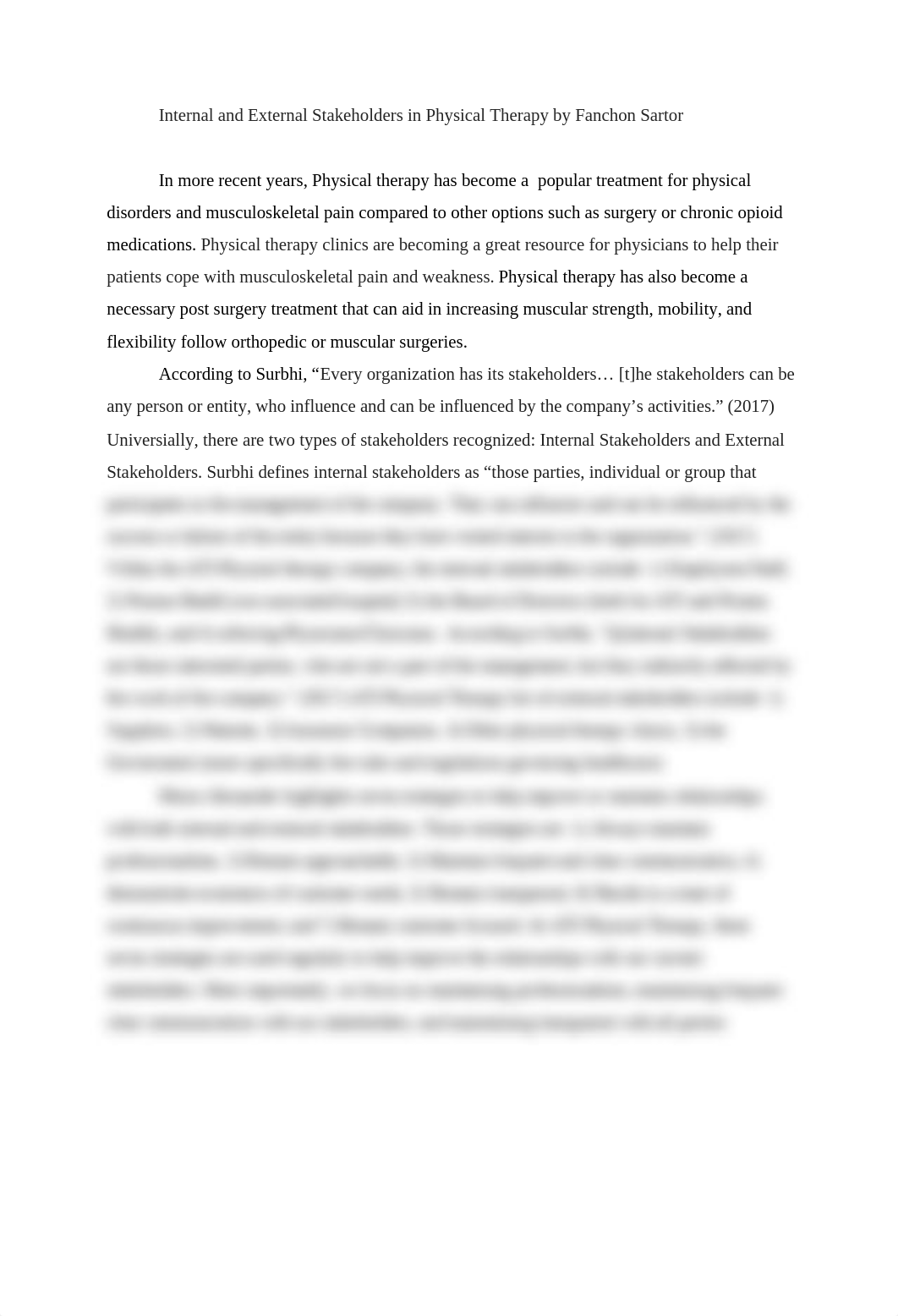 Internal and External Stakeholders in Physical Therapy by Fanchon Sartor.docx_dmsm7xywftq_page1