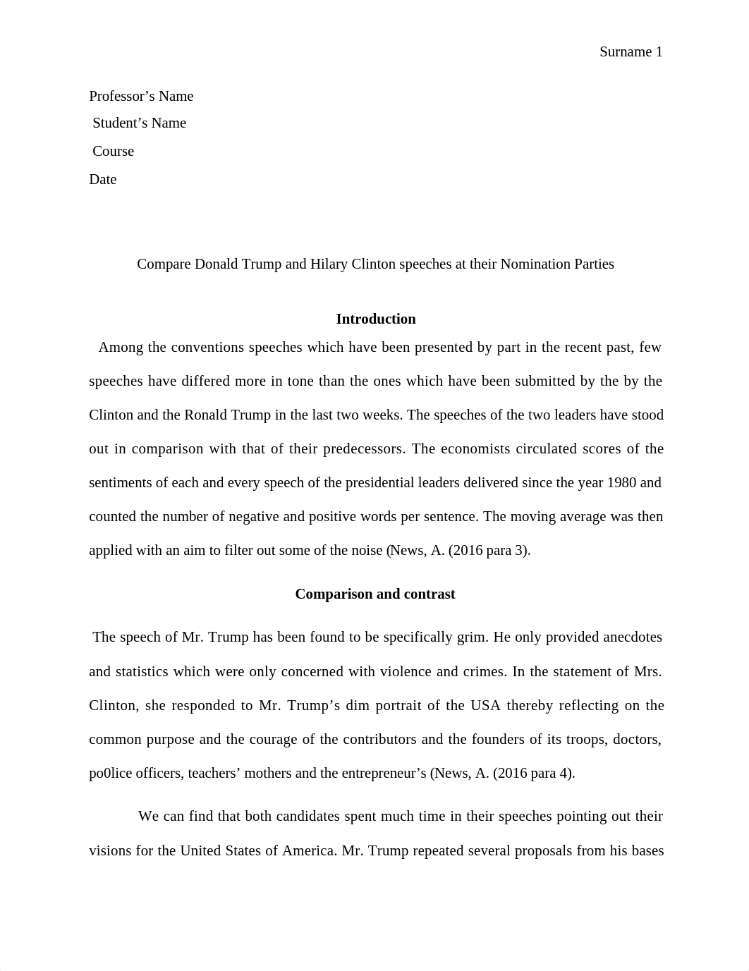 Compare Donald Trump and Hilary Clinton speeches at their Nomination Parties_dmso875vy1w_page1