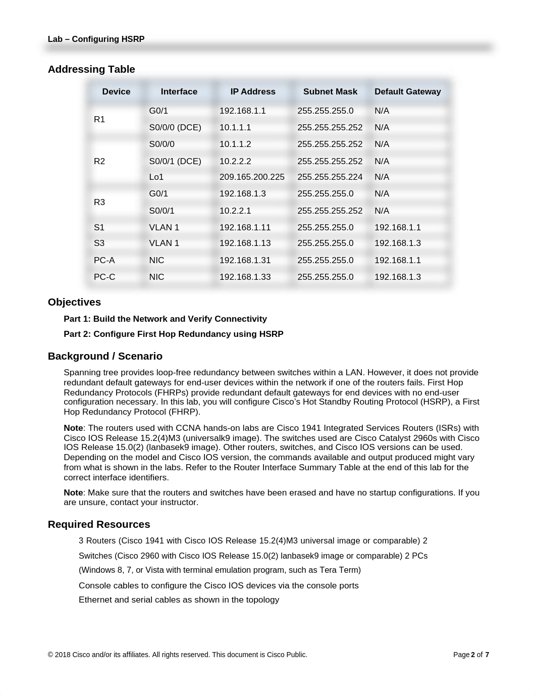 4.3.3.4 Lab - Configure HSRP.doc_dmstya0bg0c_page2