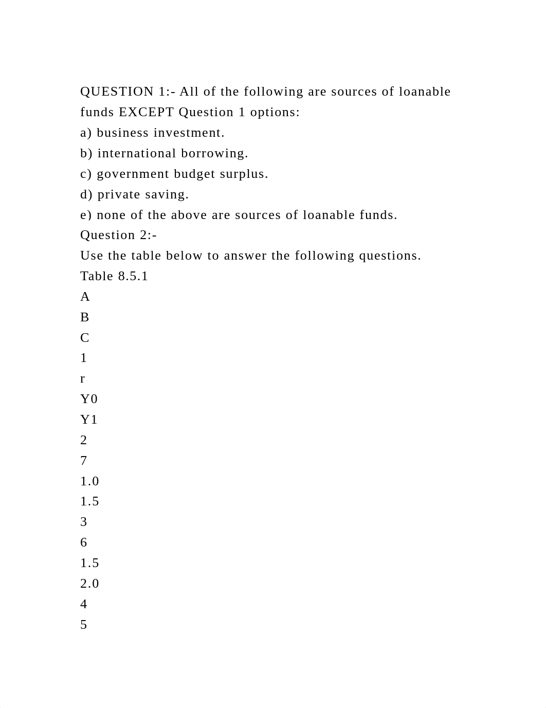 QUESTION 1- All of the following are sources of loanable funds EXCE.docx_dmsu7t4mxxt_page2