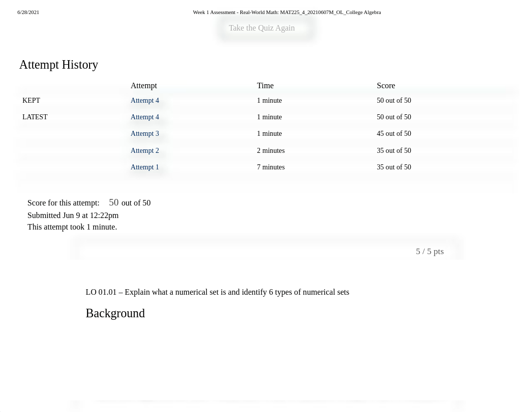 Week 1 Assessment - Real-World Math_ MAT225_4_20210607M_OL_College Algebra.pdf_dmt9o5jeugh_page1