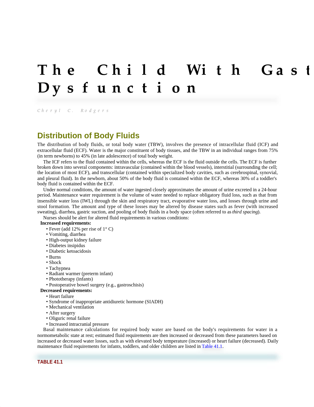 The Child With Gastrointestinal Dysfunction.docx_dmthl62nhwx_page1