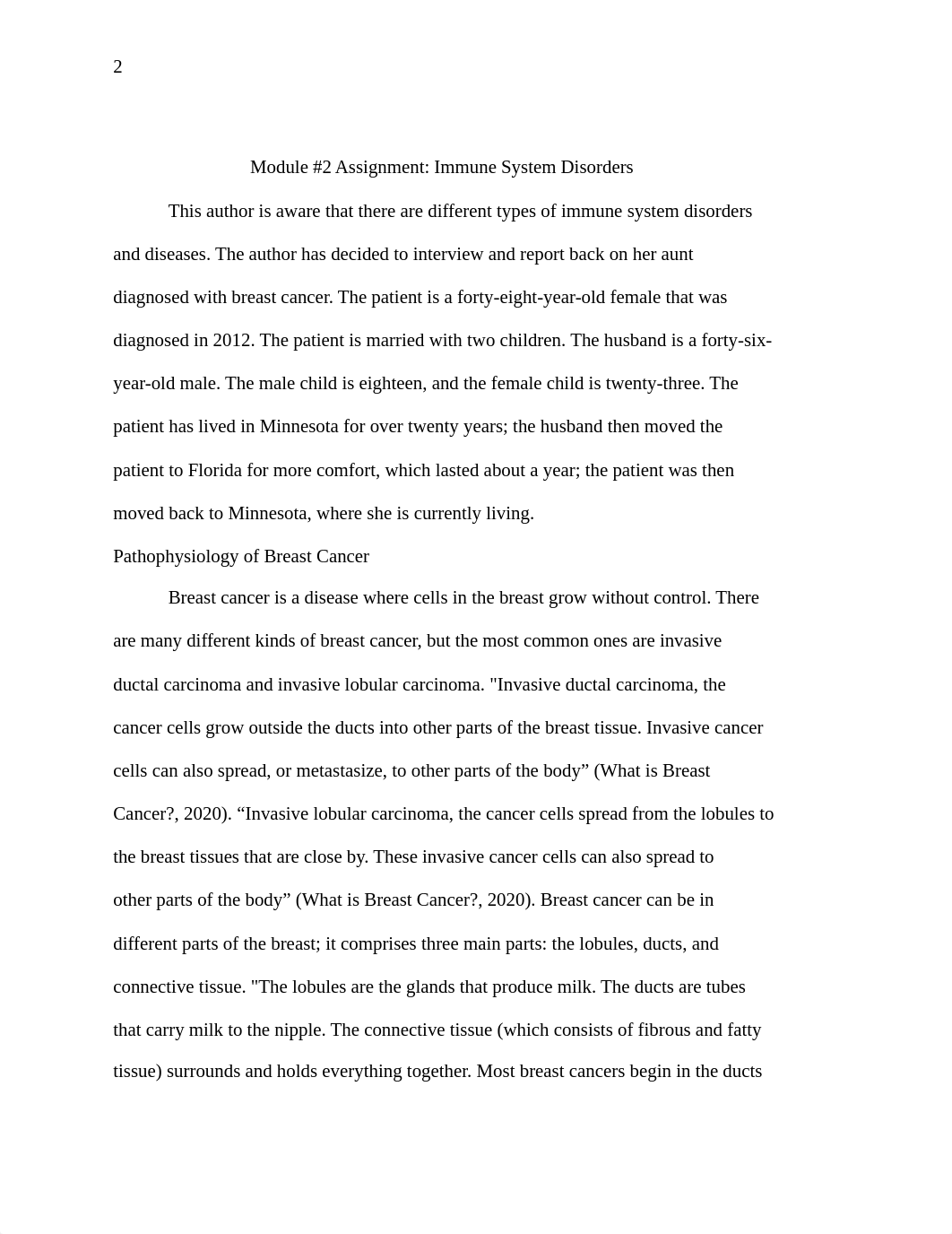 Module #2 Immune System Disorders .docx_dmtjdssd3py_page2