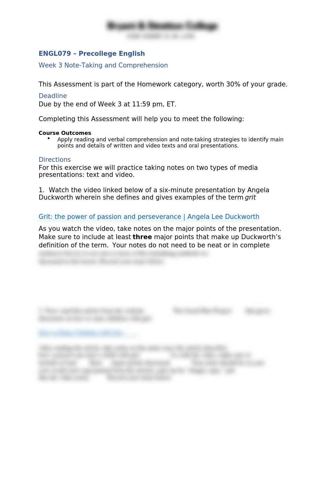 ENGL079 - Week 3 Note-Taking and Comprehension Assessment (3).docx_dmtkfiqy5ed_page1
