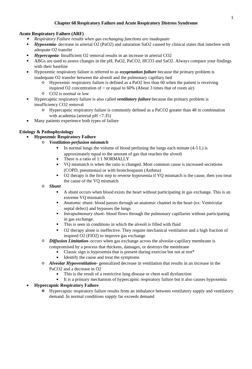 Chapter 68 Respiratory Failure and Acute Respiratory Distress Syndrome.docx_dmtoxdgogyz_page1