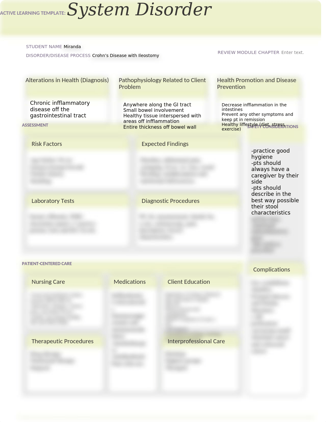 ATI System Disorder Template Crohn's disease.docx_dmtsi5mzaqm_page1