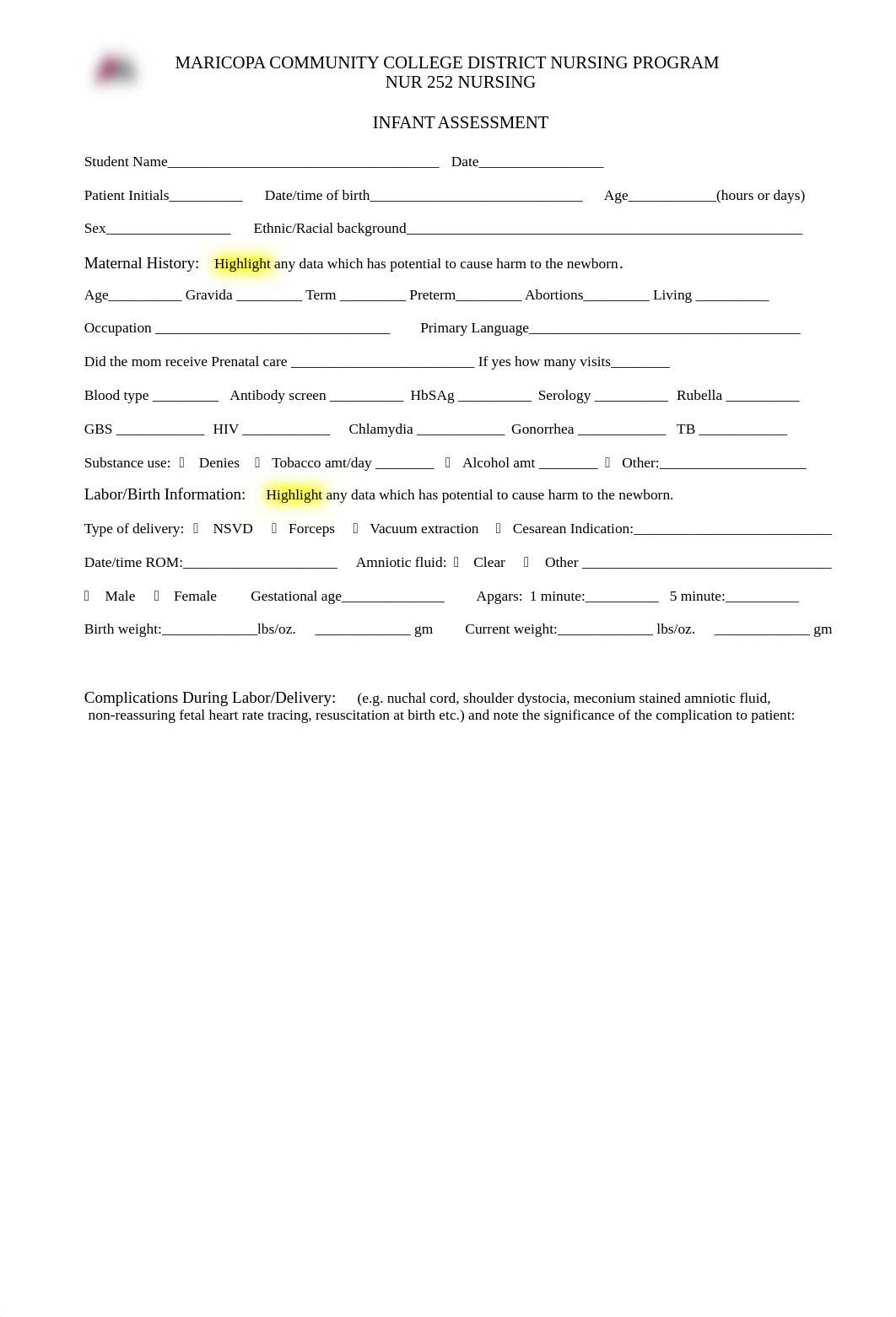 Newborn Assessment  NUR 252.docx_dmu7gcb5byl_page1