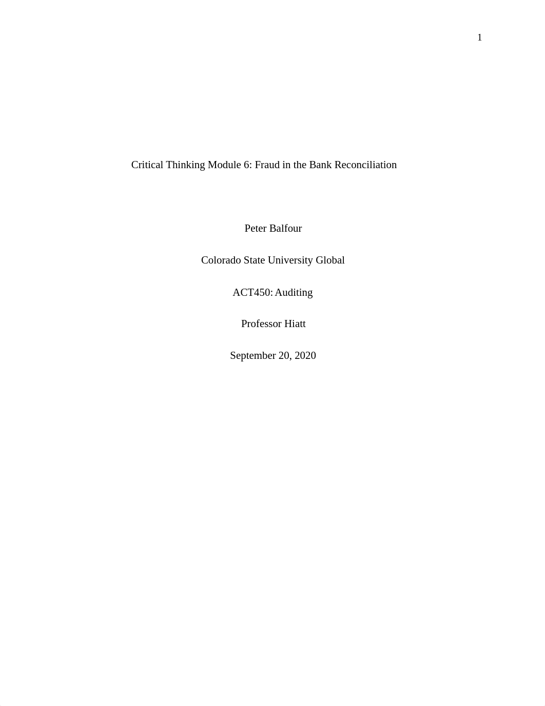 Critical Thinking #6 -Fraud in the Bank Reconciliation Final.docx_dmunaw1zxt0_page1