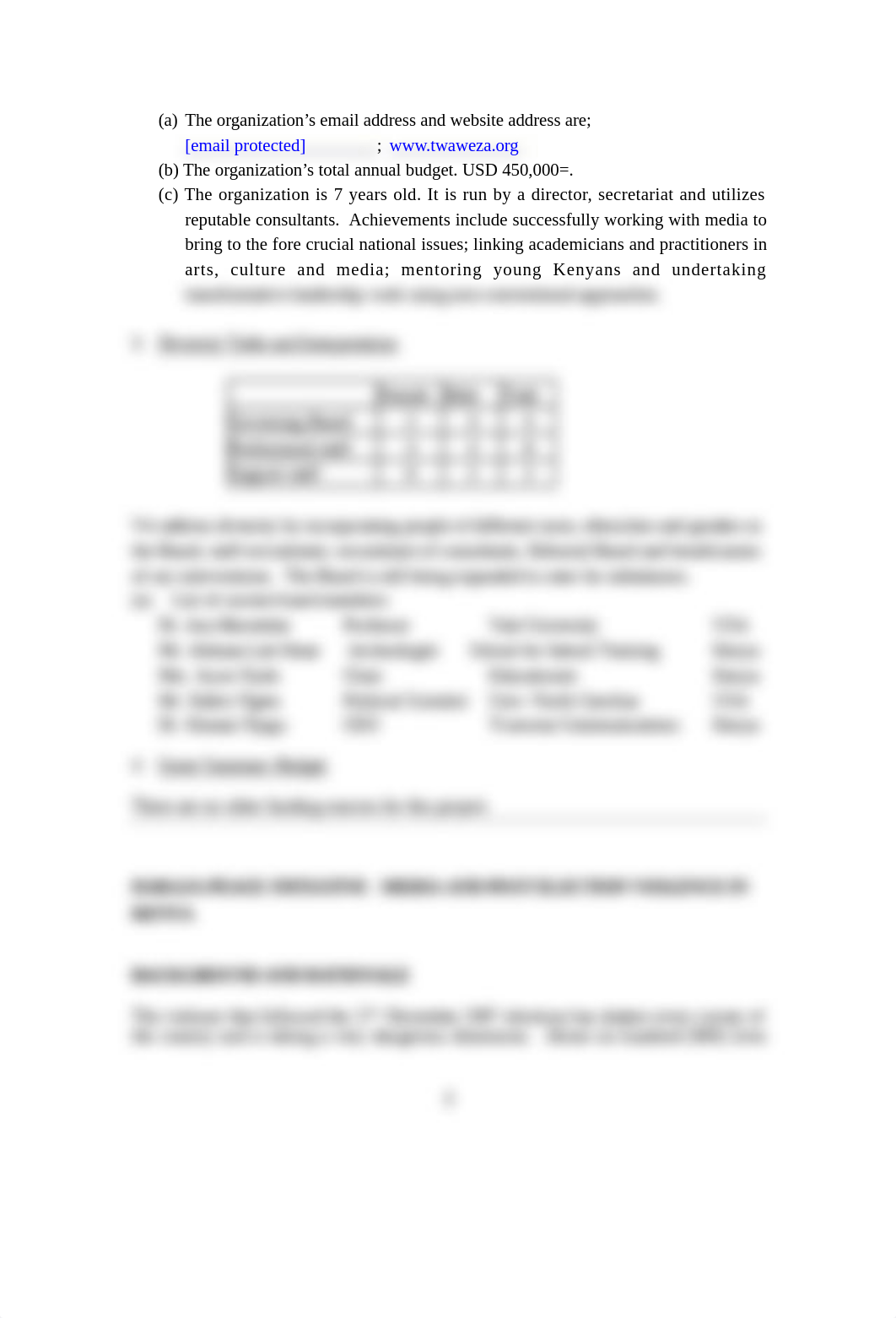 MEDIA AND POST ELECTION VIOLENCE IN KENYA April 2008 Proposal_dmuuh6cdie6_page3