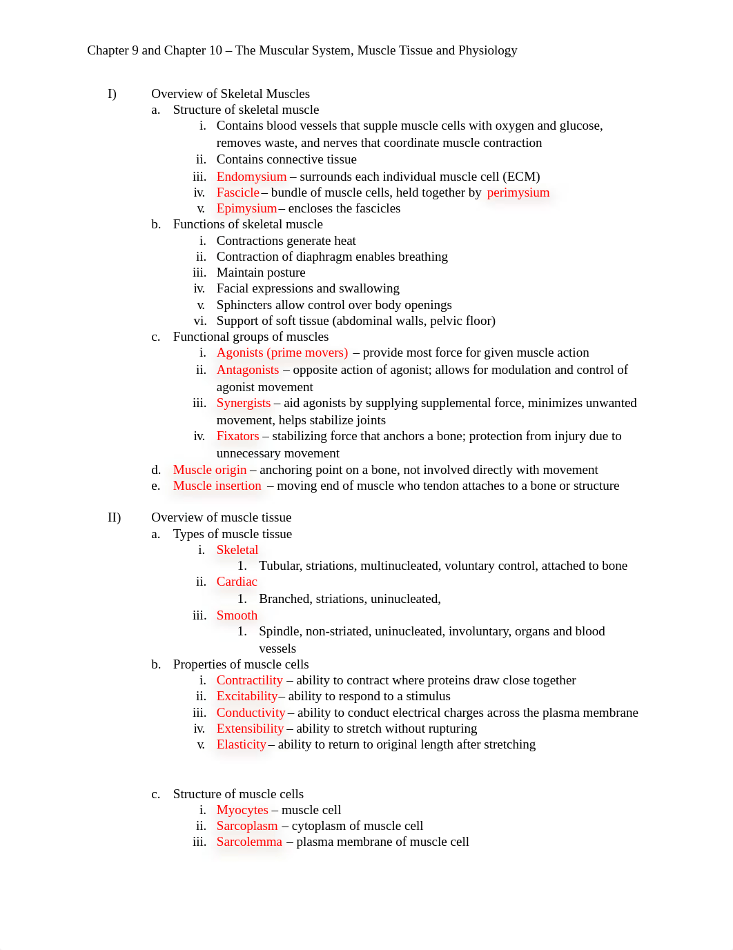 Chapter 9 and Chapter 10 - The Muscular System, Muscle Tissue and Physiology.docx_dmv2qgr2tqs_page1