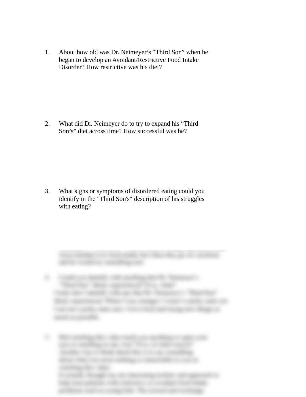 Dr. Greg Neimeyer- The "Third Son" A Case of Avoidant-Restrictive Food Intake Disorder.docx_dmvb85l2vlb_page1