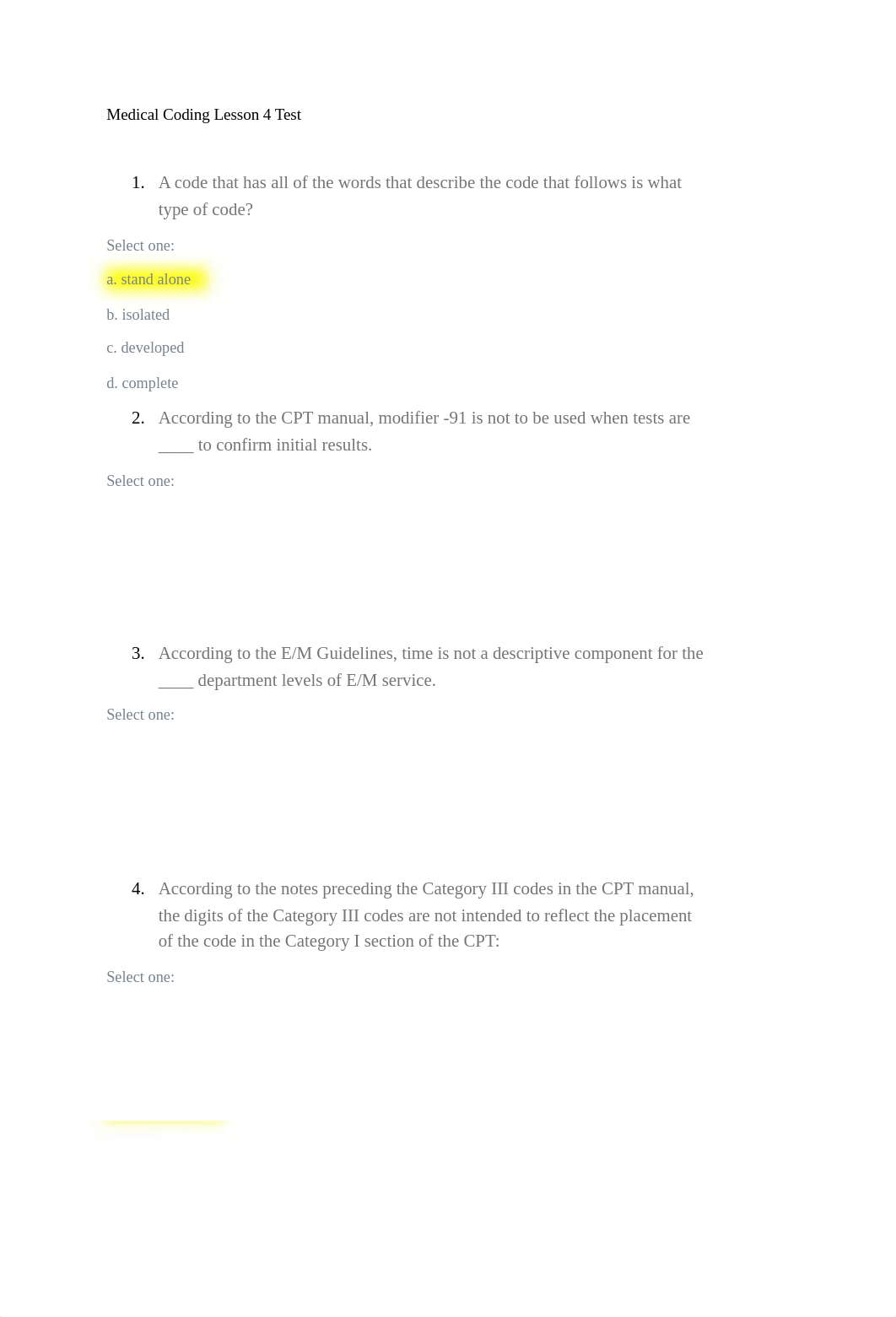 Medical Coding Lesson 4 Test.docx_dmvd4bxky67_page1