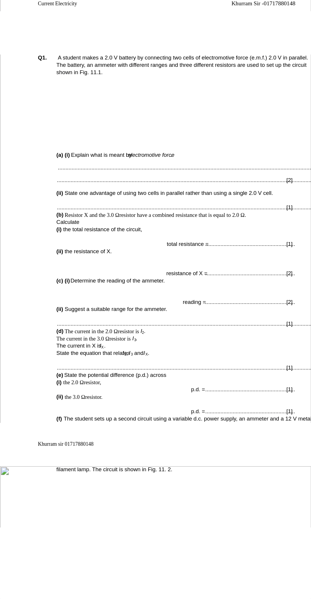 19. Current Electricity paper 2 blank.pdf_dmvie5q2gqv_page1