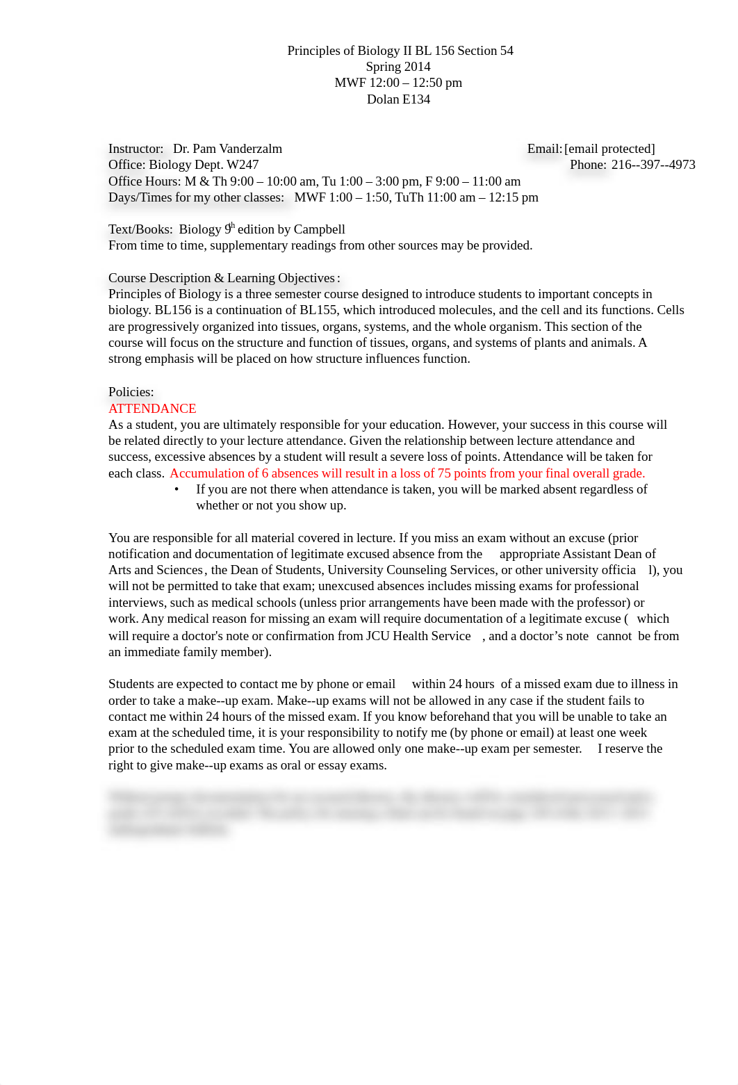 Principles of Biology II BL 156-Sec 54 Sp2014_dmvl9z86vlv_page1