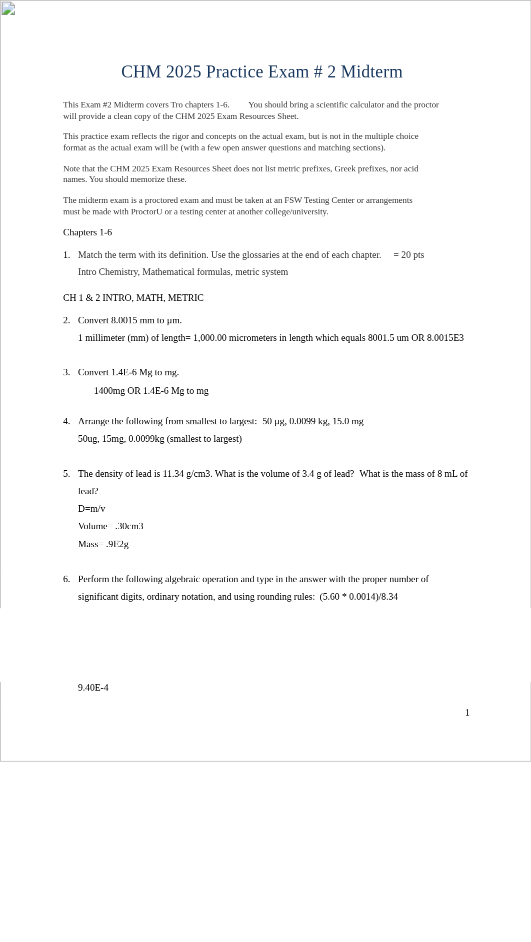 CHM Exam2 Review Worksheet.docx_dmvlfyr3o6j_page1