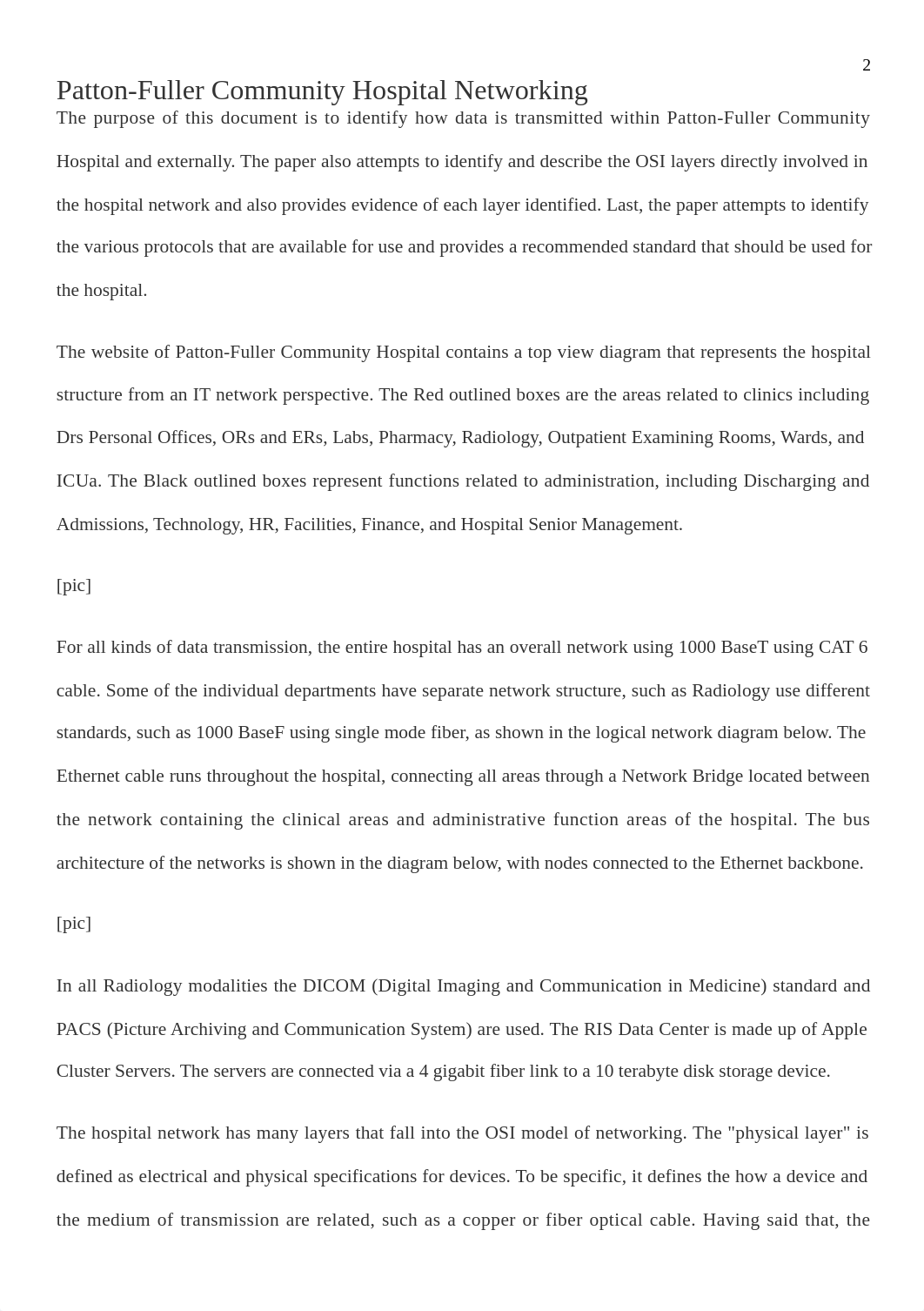 CMGT 554 Week 2 Individual Assignment Patton-Fuller Community Hospital Networking Project.docx_dmw5gkzsfog_page2