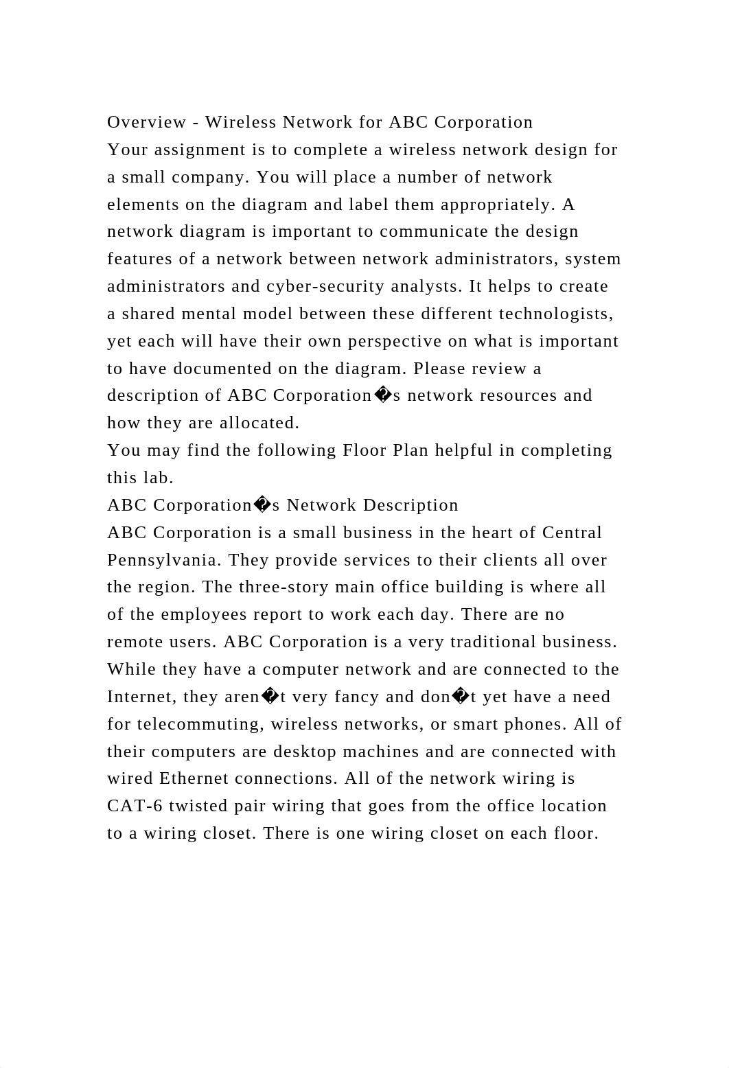 Overview - Wireless Network for ABC CorporationYour assignment is .docx_dmw61mq1vie_page2