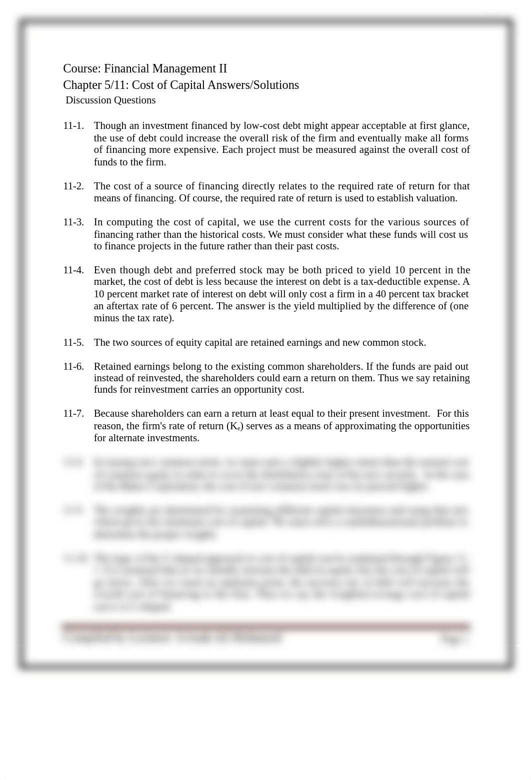 Chapter 4 or 11 Cost of Capital answers-1.docx_dmwff9lkknw_page1