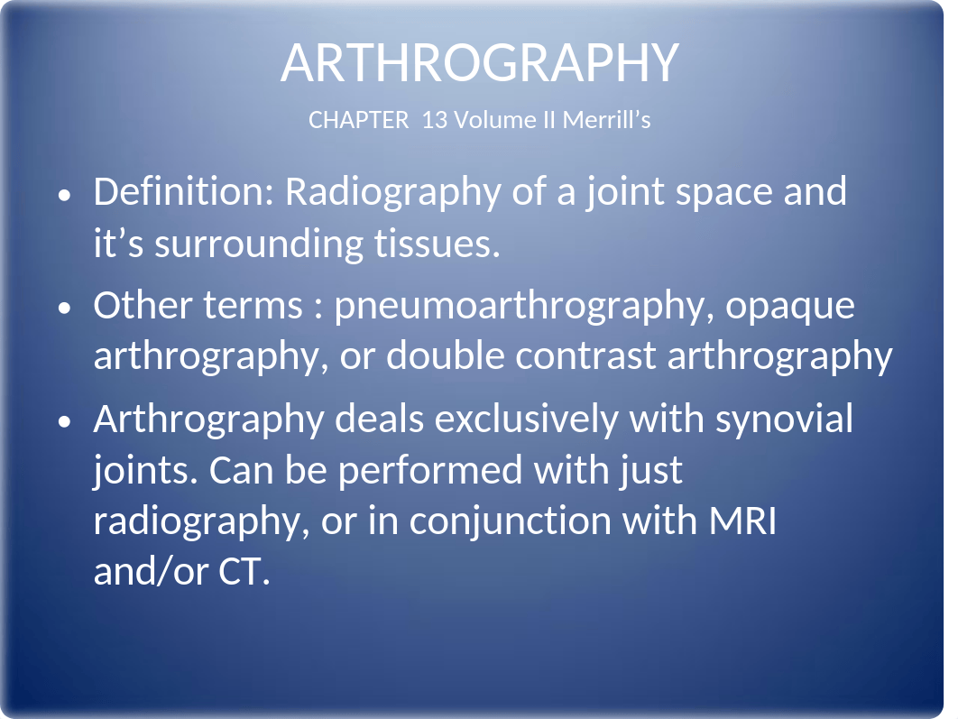 ARTHROGRAPHY, Myelography, Vertebroplasty and Kyphoplasty.ppt_dmwje74bqkz_page1