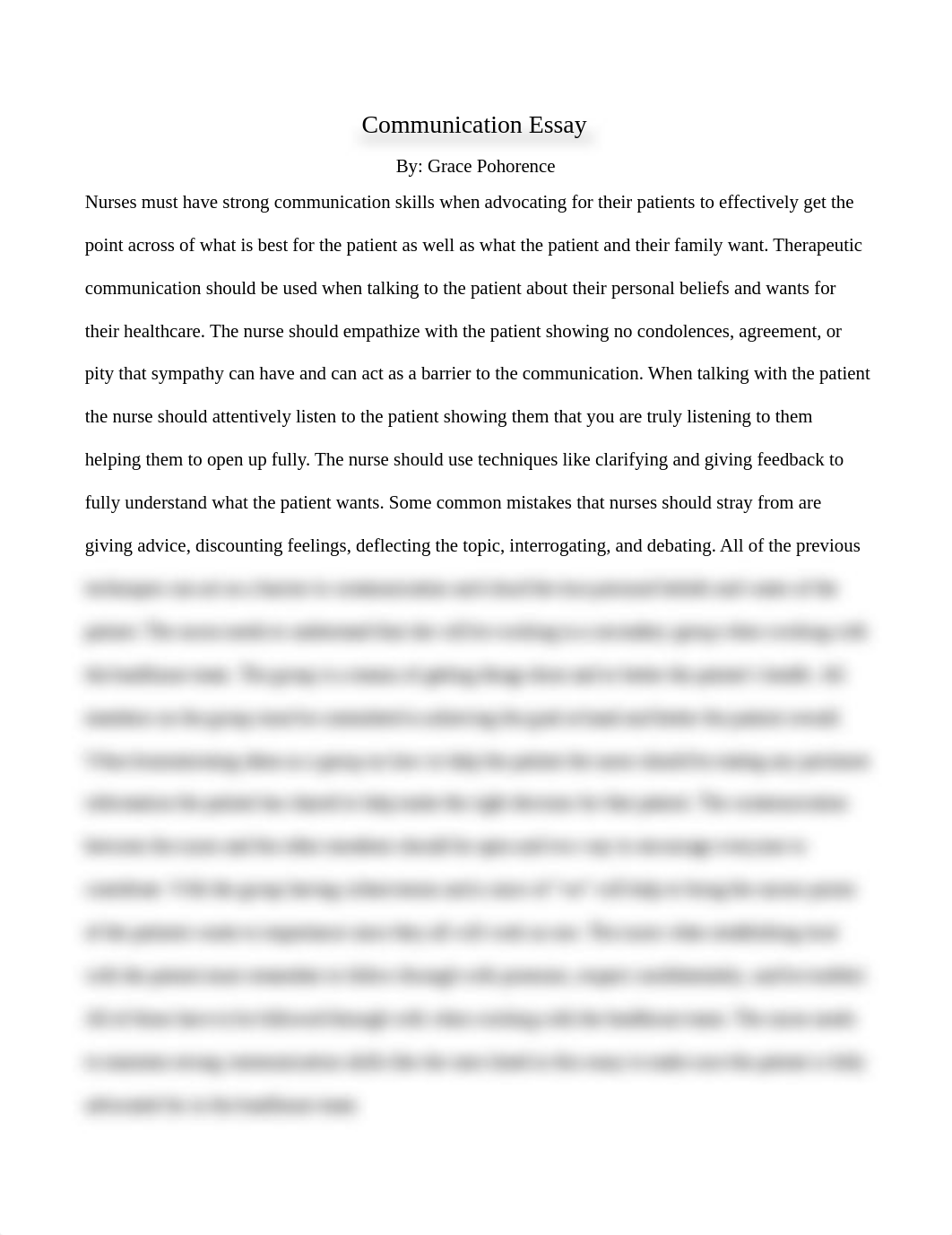 Communication Essay By Grace Pohorence .docx_dmwjtn1dddz_page1