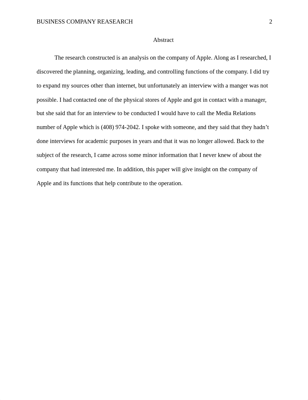 Management Business Company Research Essay.docx_dmwmgtc3djc_page2