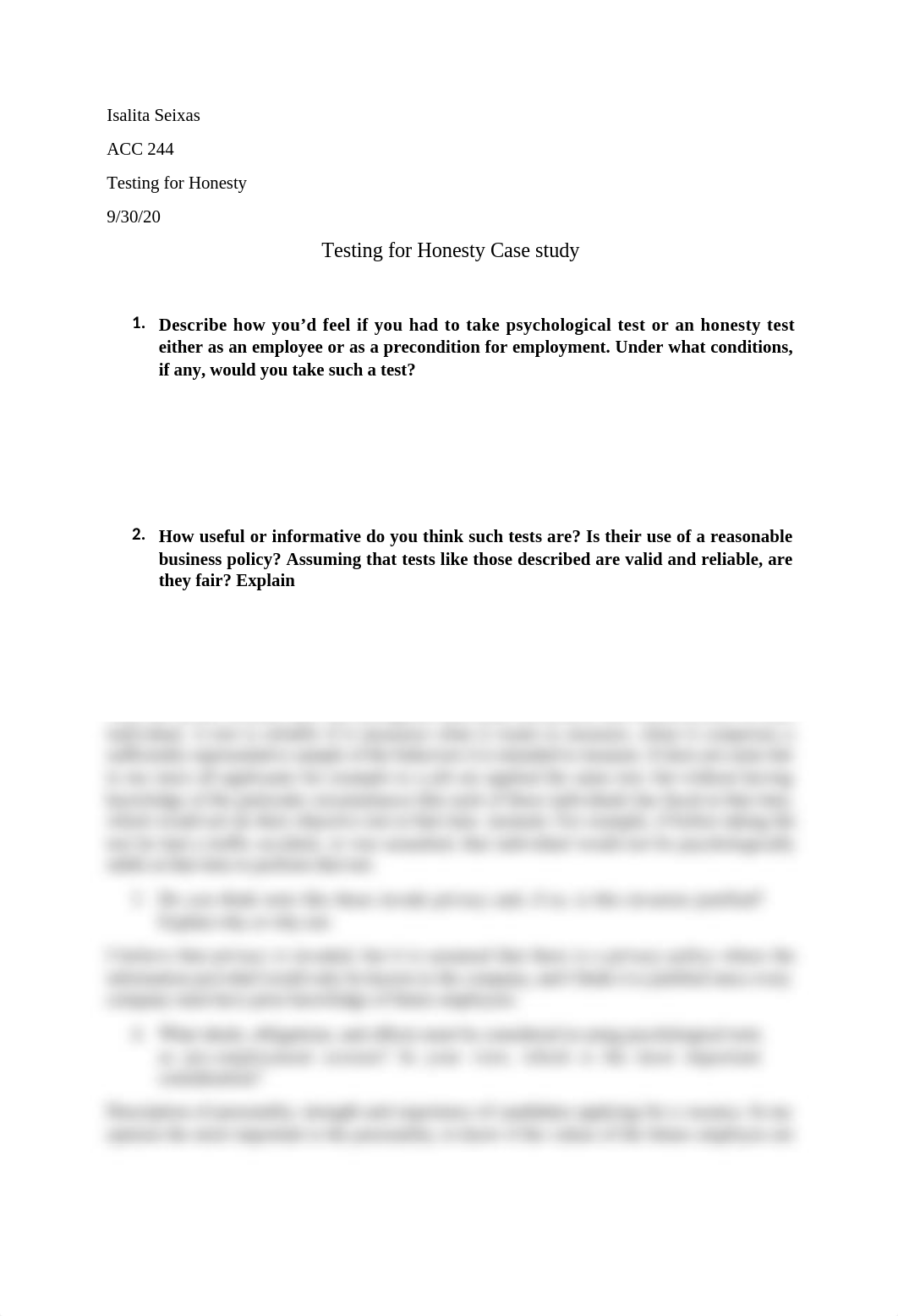 ACC 244 Isalita Seixas Test for Honesty Case Study.docx_dmwo27j60ky_page1