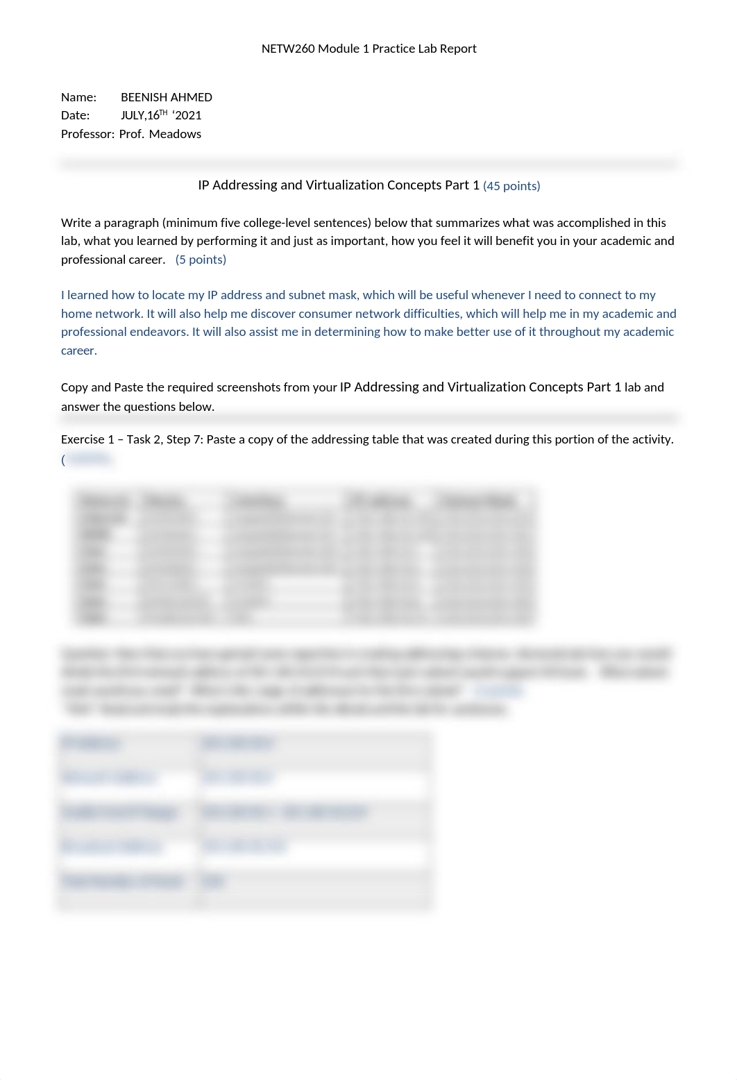 NETW260 Module 1 Report 1-2021.docx_dmwoo0ay0si_page1