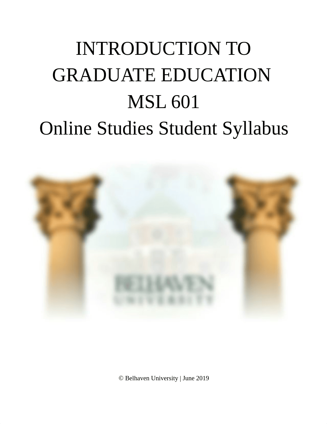 MSL 601 Online Studies Student Syllabus.pdf_dmwzthzh1n0_page1