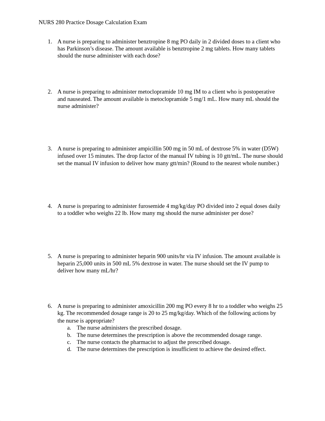 practice dosage calculation exam.docx_dmx5jvhq4b9_page1