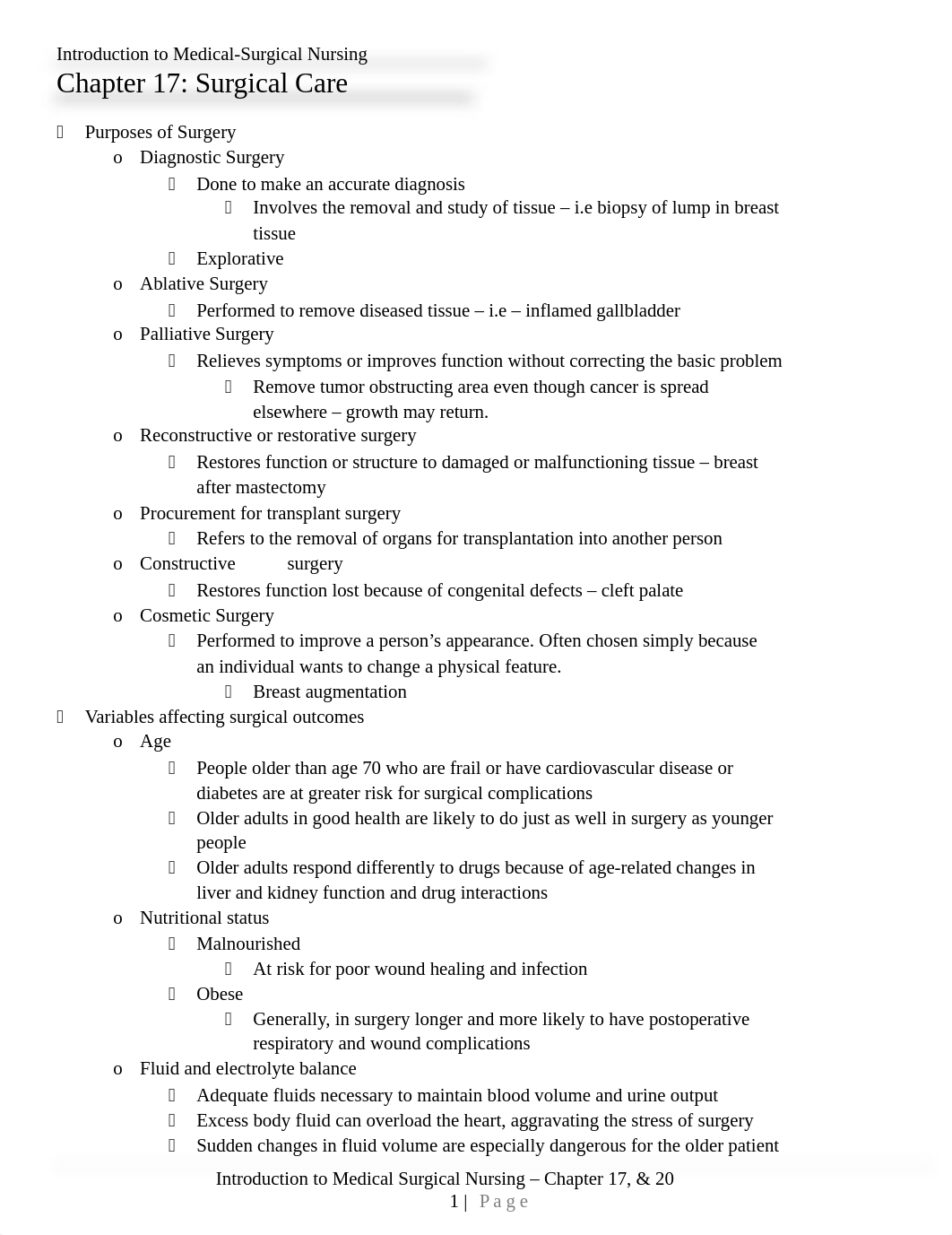 Med Surg Outline - Chapter 17, & 20.docx_dmyc7z9uh9i_page1