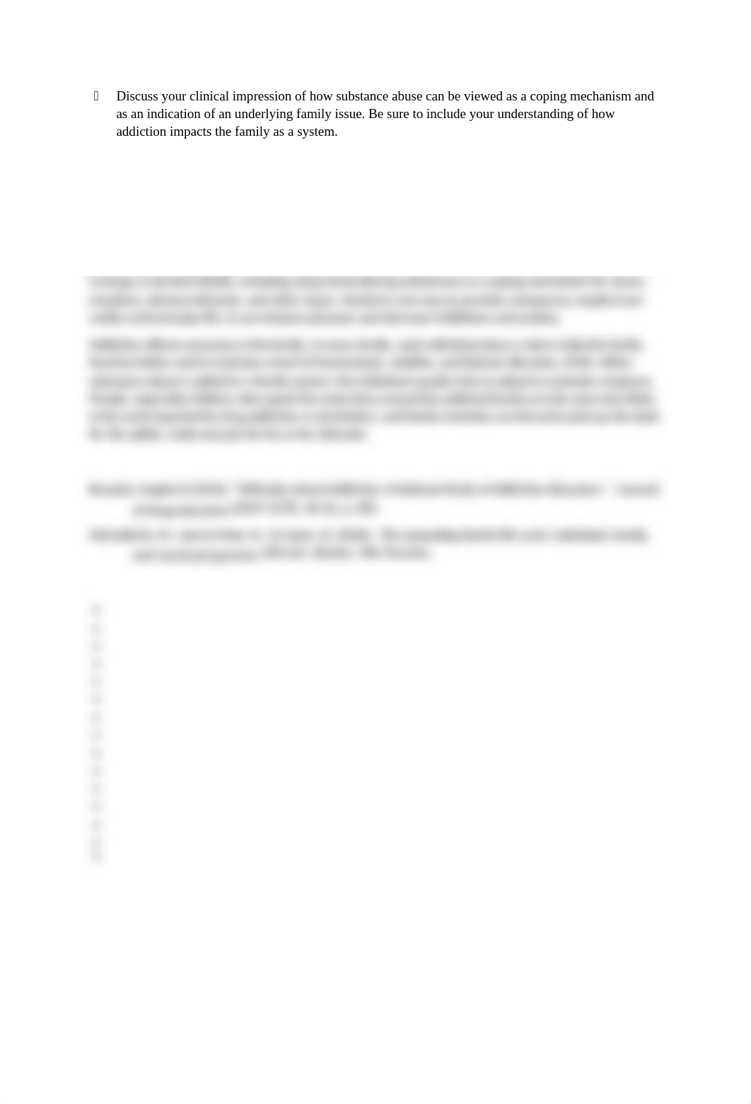 Discuss your clinical impression of how substance abuse can be viewed as a coping mechanism and as a_dmym546kn2w_page1