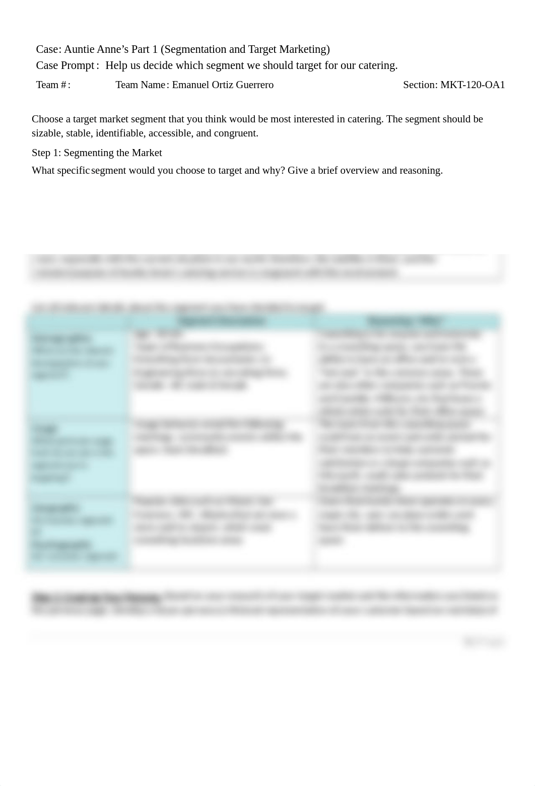 Emanuel_OrtizGuerrero_Case Report - Auntie Anne's Part 1 (Segmentation).docx_dmytvnlaoq4_page1