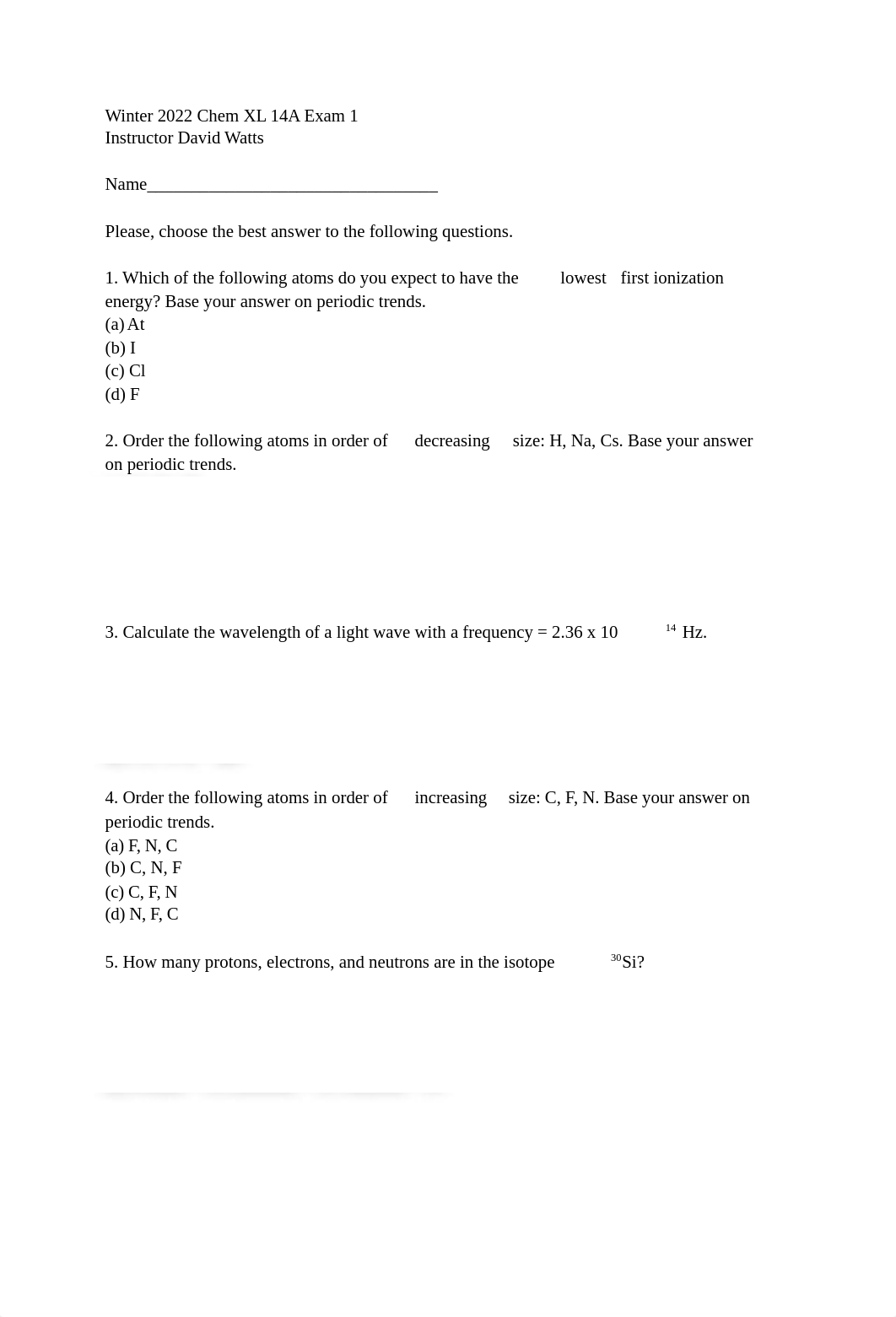 Winter 2022 Chem XL 14A Exam 1.pdf_dmyv7w5ixdv_page1