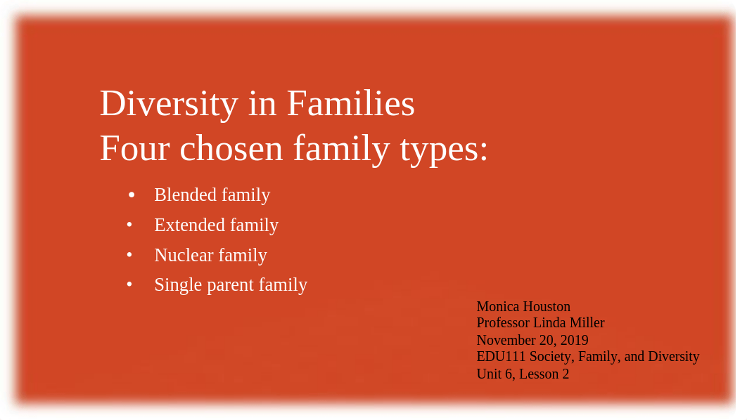 ECE111 Unit 6 Lesson 2 Diversity in Families PowerPoint Task.pptx_dmz0u94f7eq_page1