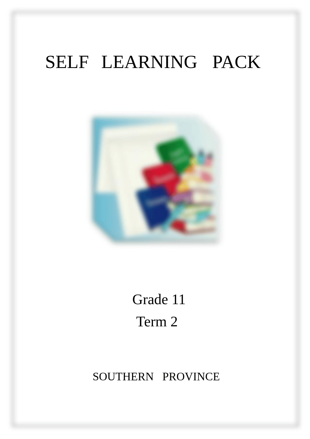 English - Grade 11 - Second Term - Self-Learning Pack - Southern Province - 2021.pdf_dmz65mqosjv_page1