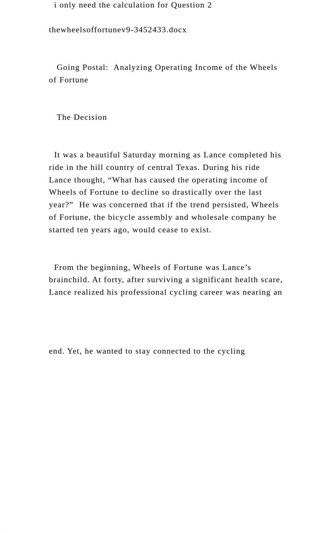 i only need the calculation for Question 2 thewheelsoffortun.docx_dmz9ktgrypb_page2