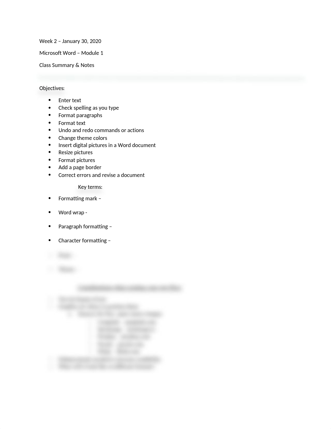 Week 2 - Word Module 1 - Class Summary.docx_dmzi3t94ch8_page1