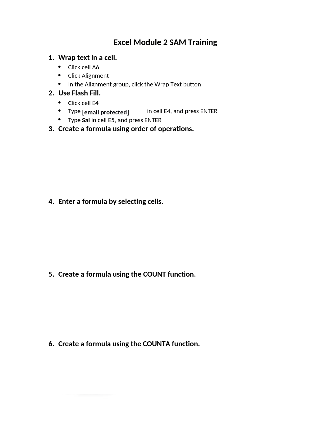 Excel Module 2 SAM Training.docx_dmzi3zngen7_page1
