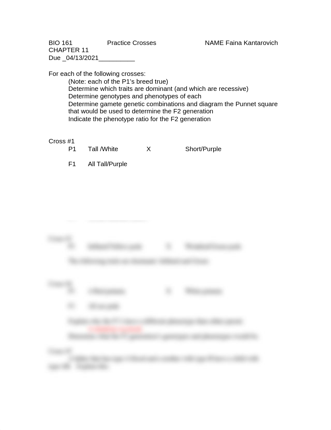 BIO 161Practice Crosses.doc_dmzn1zvkwfv_page1