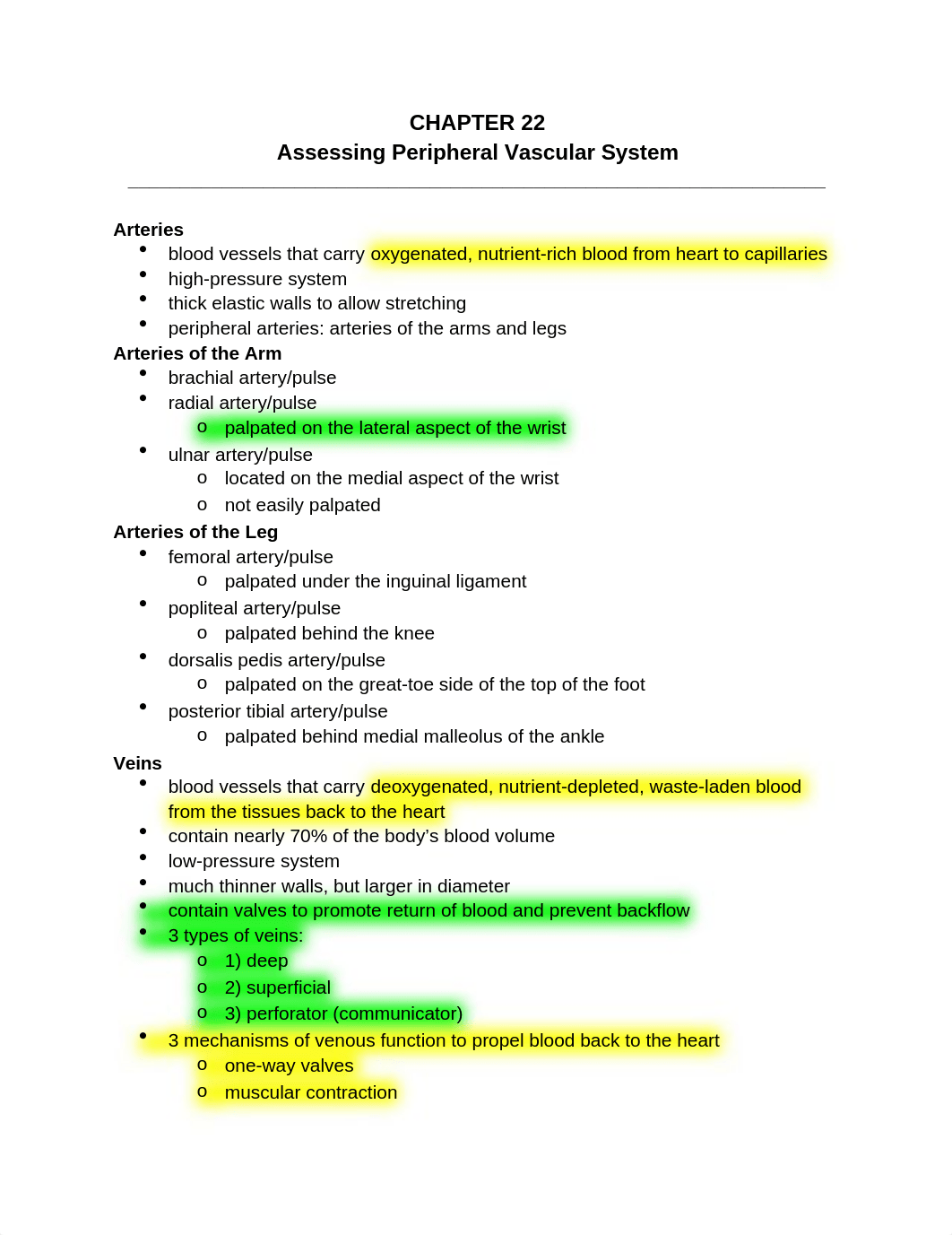 Ch 22 - Assessing Peripheral Vascular System.docx_dmzybk89asb_page1