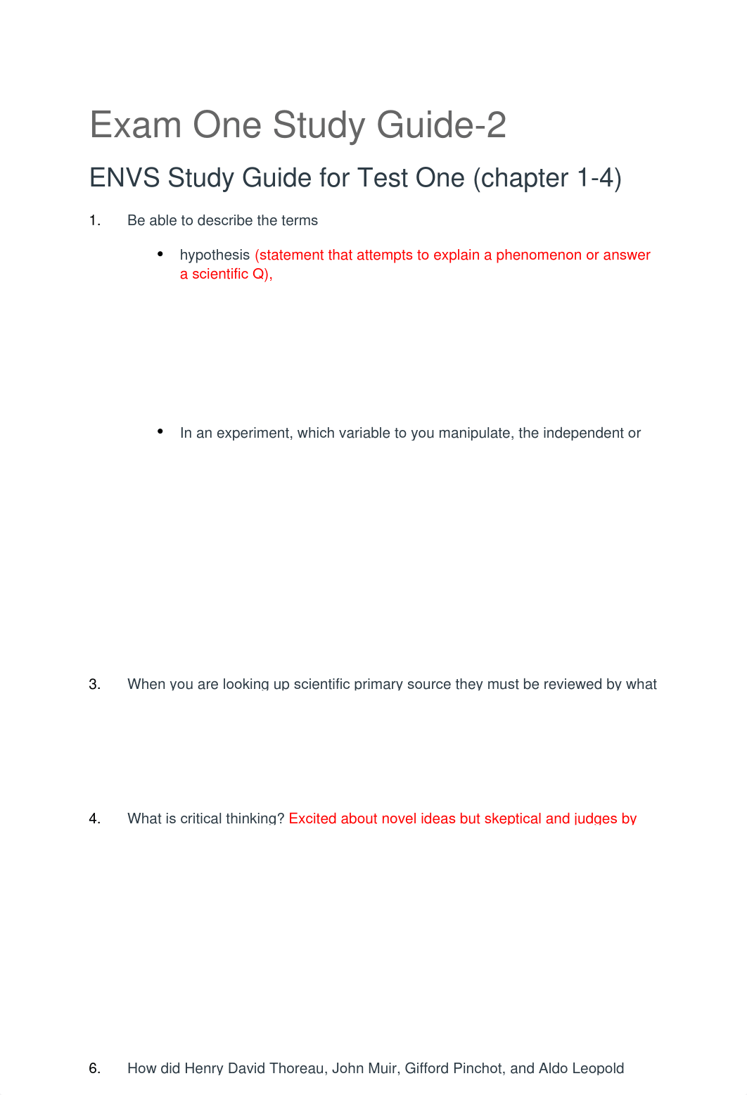 Exam One Study Guide.docx_dn0arcrvnwi_page1