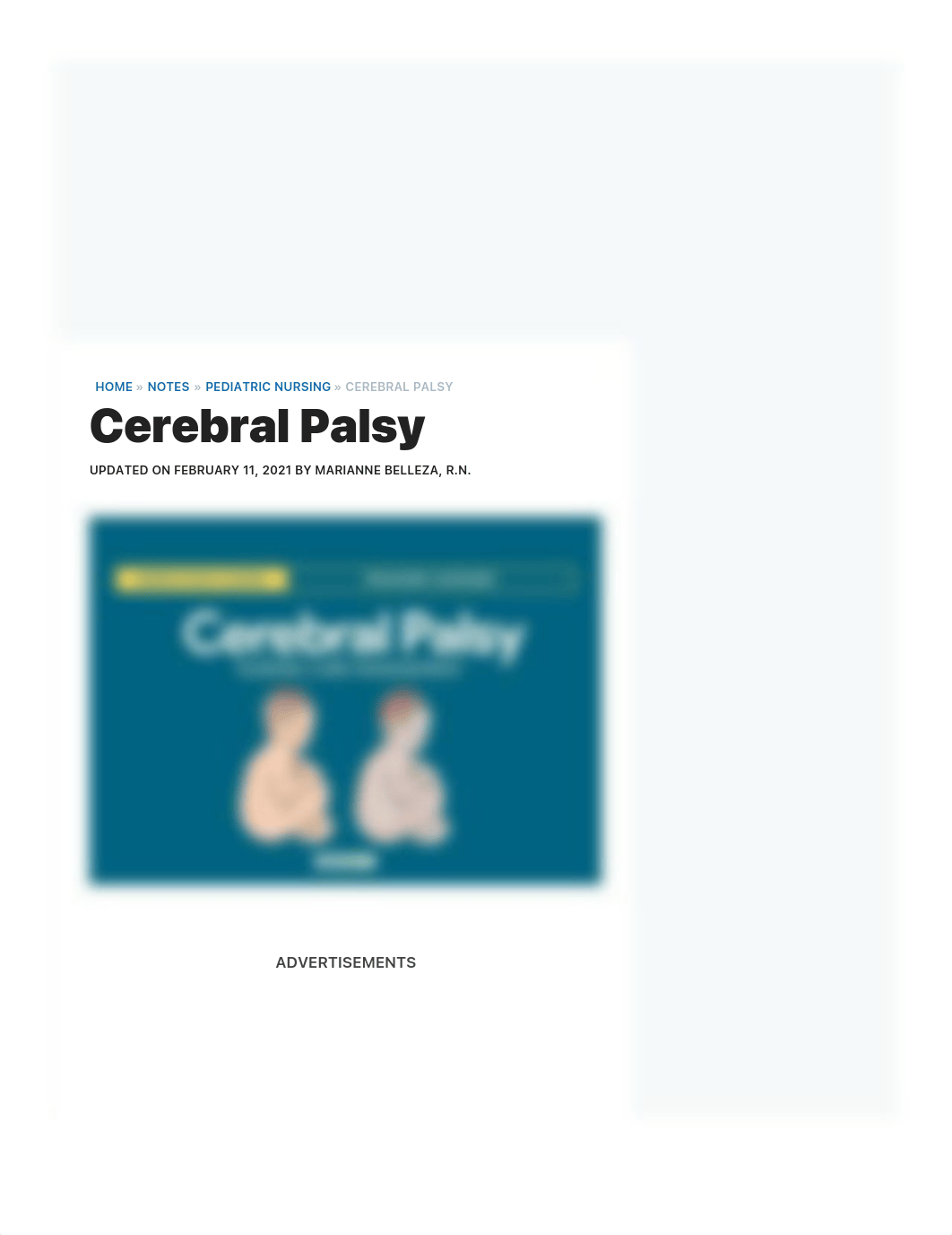 Cerebral Palsy Nursing Care Planning and Management- Study Guide.pdf_dn0eu1hl3u4_page1